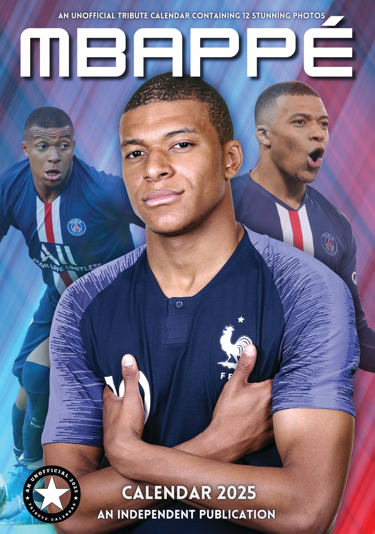 Calendar Club 2025 Mbappe Large Wall Calendar