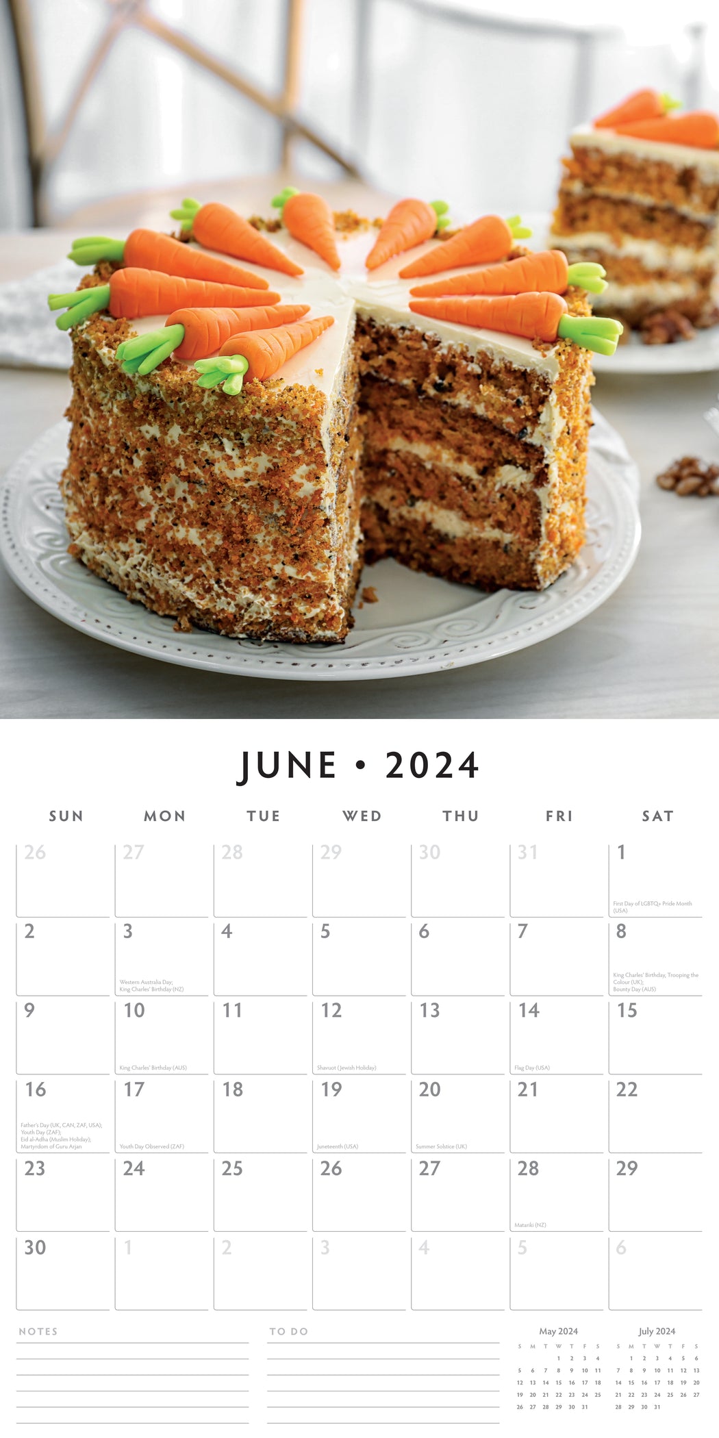 2024 Baking Wall Calendar — Calendar Club