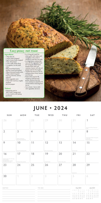 2024 Vegan Living Wall Calendar