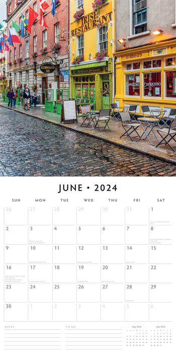 2024 Dublin Pubs Wall Calendar