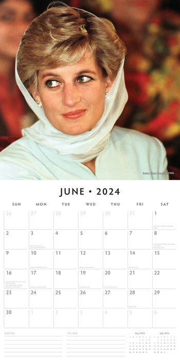 2024 Diana Wall Calendar
