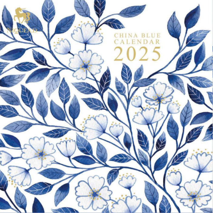 2025 China Blue Wall Calendar