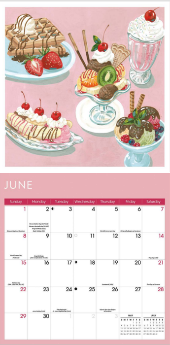 2025 Kitchen Table Wall Calendar