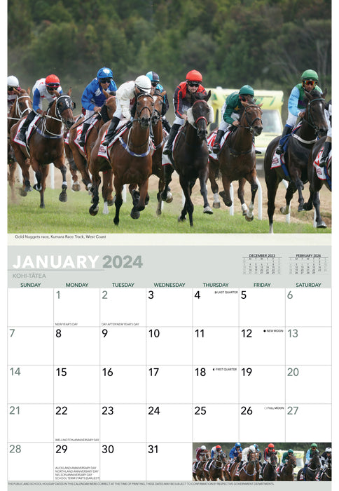2024 Spirit of New Zealand Wall Calendar