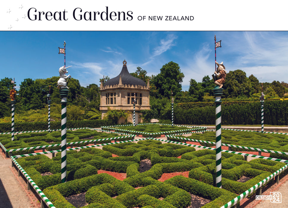 2024 Great Gardens of New Zealand Wall Calendar