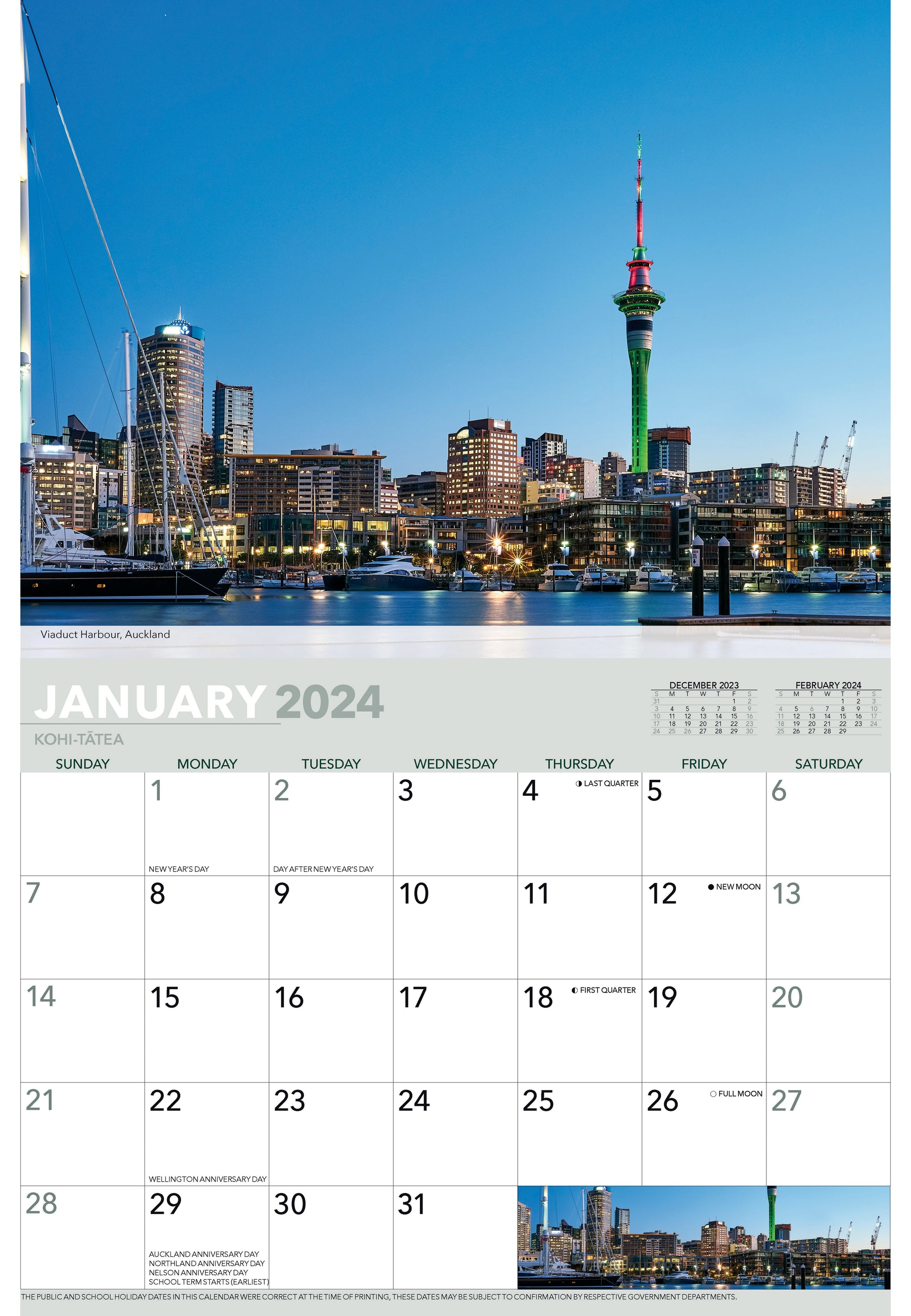 Kiwiana Calendars online and instore
