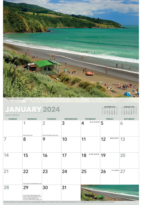 2024 Waikato Wall Calendar