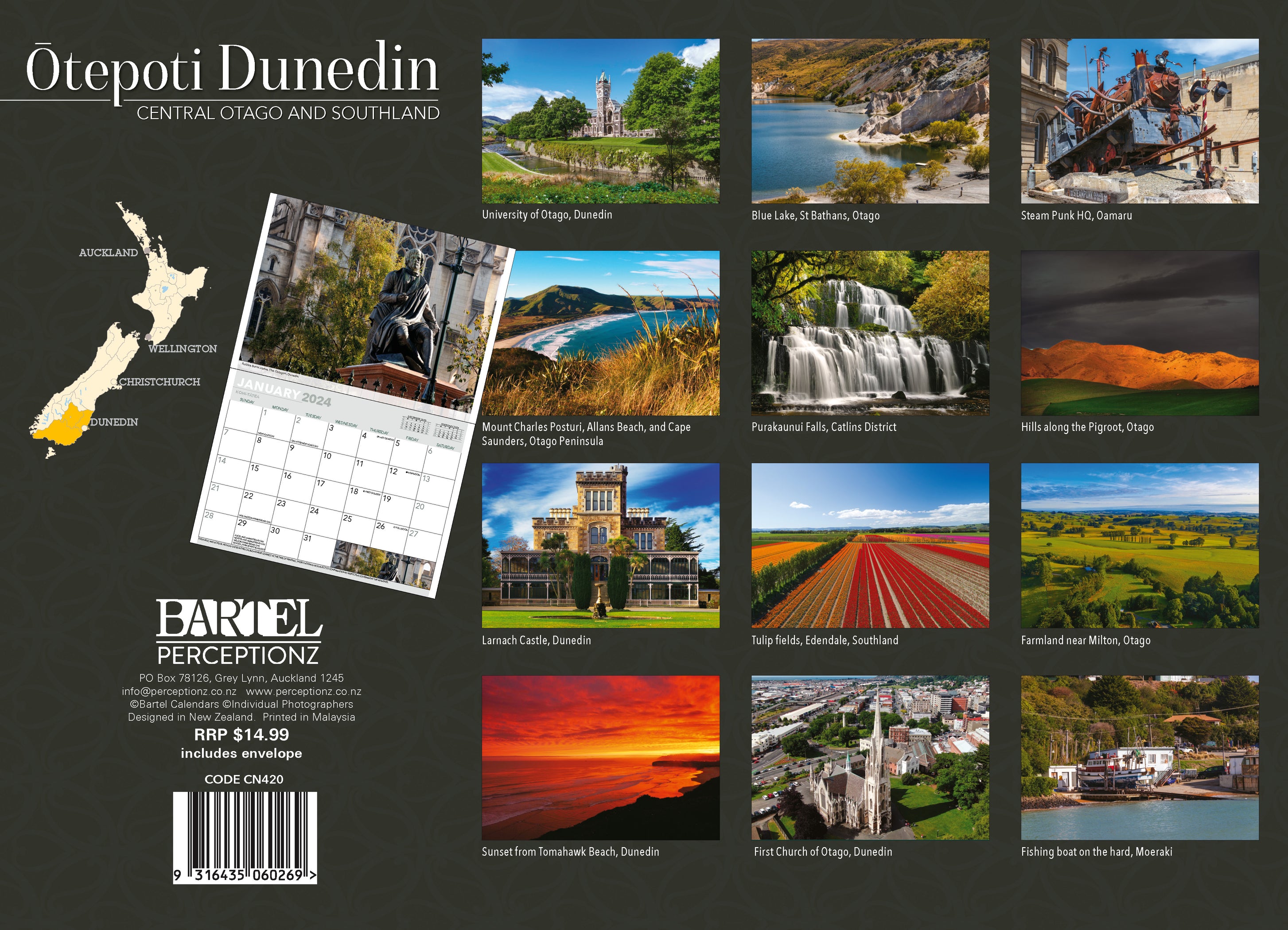 2024 Dunedin Wall Calendar — Calendar Club