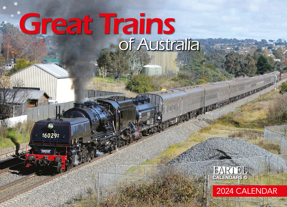 2024 Great Trains of Australia Wall Calendar