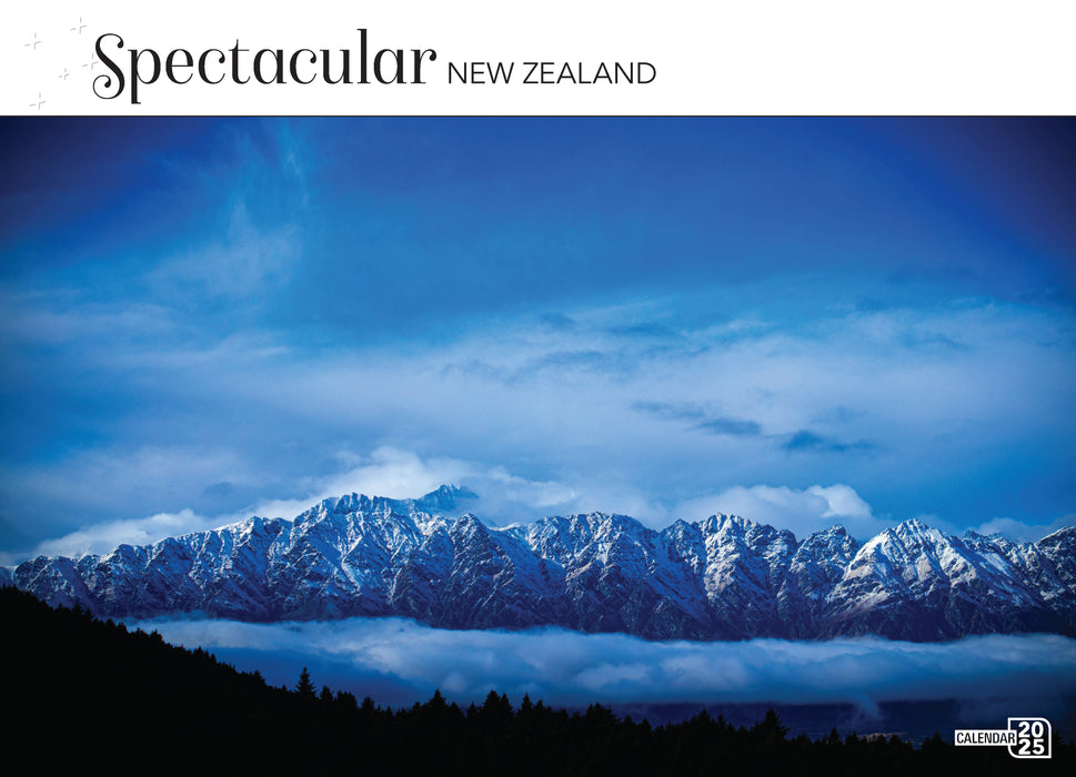 2025 Spectacular New Zealand Wall Calendar