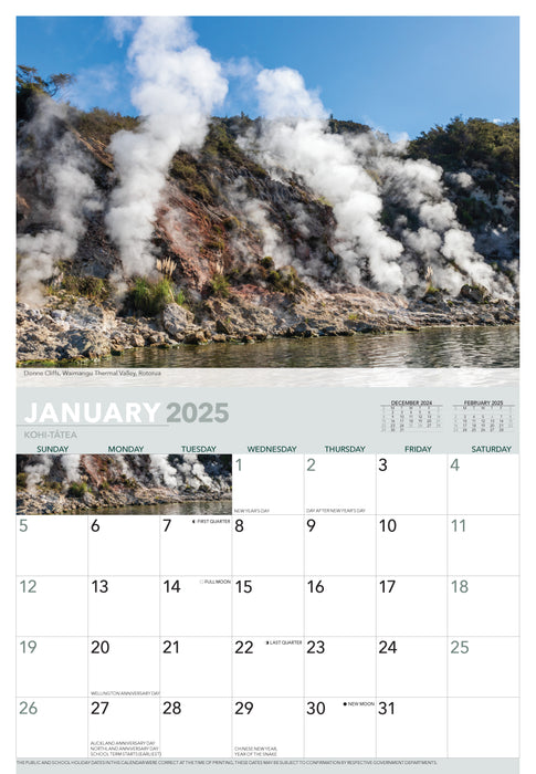 2025 Bay of Plenty Wall Calendar