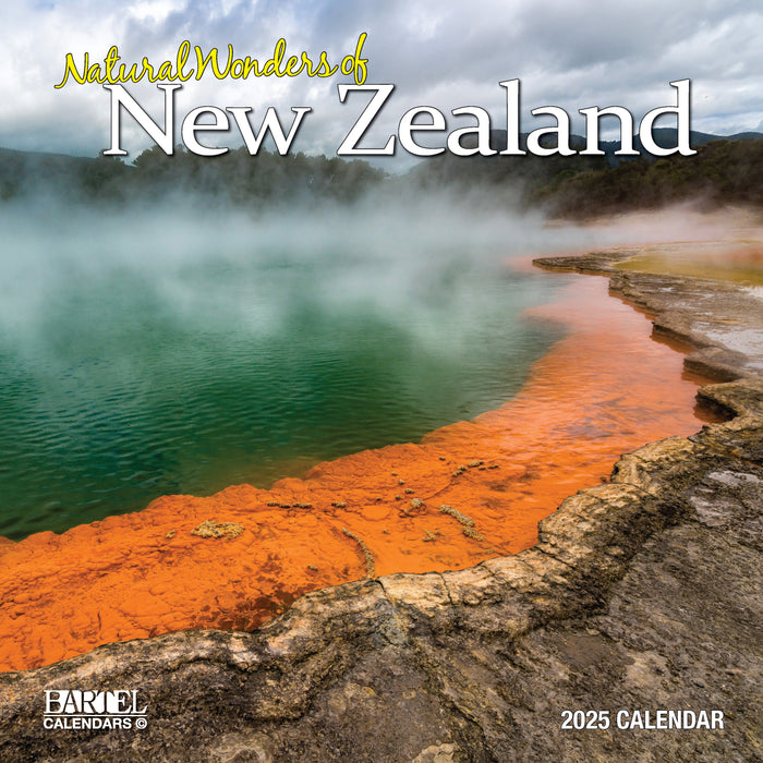 2025 Natural Wonders of New Zealand Wall Calendar