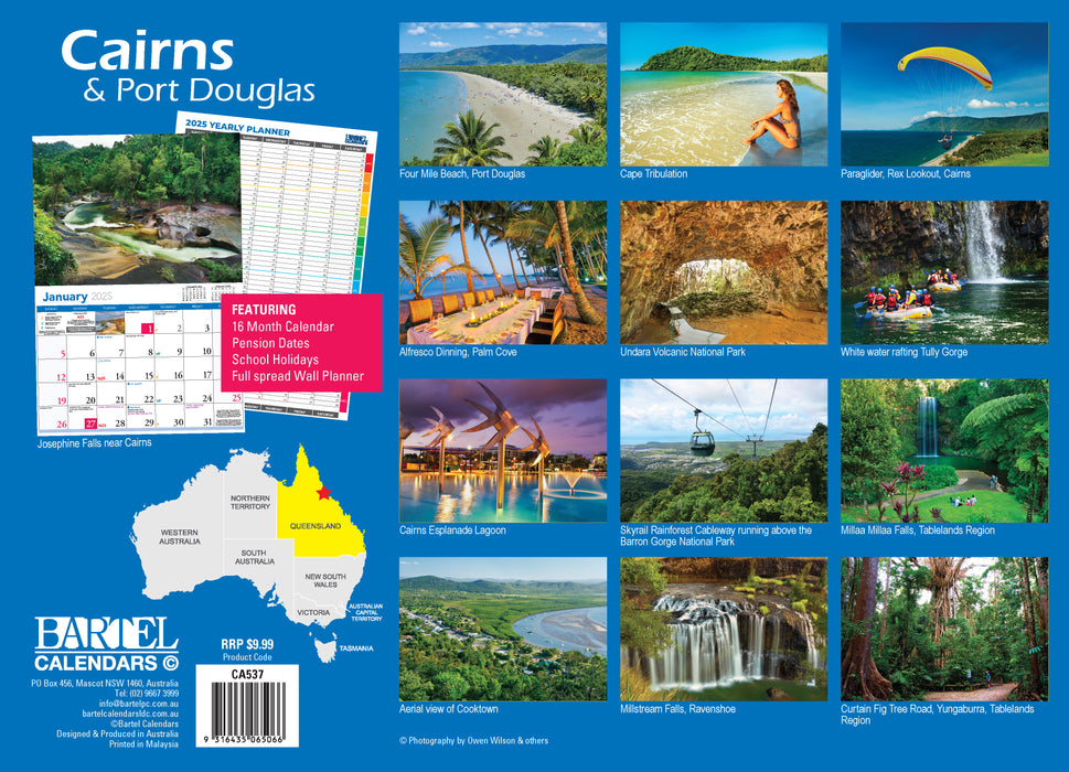 2025 Cairns & Port Douglas Wall Calendar