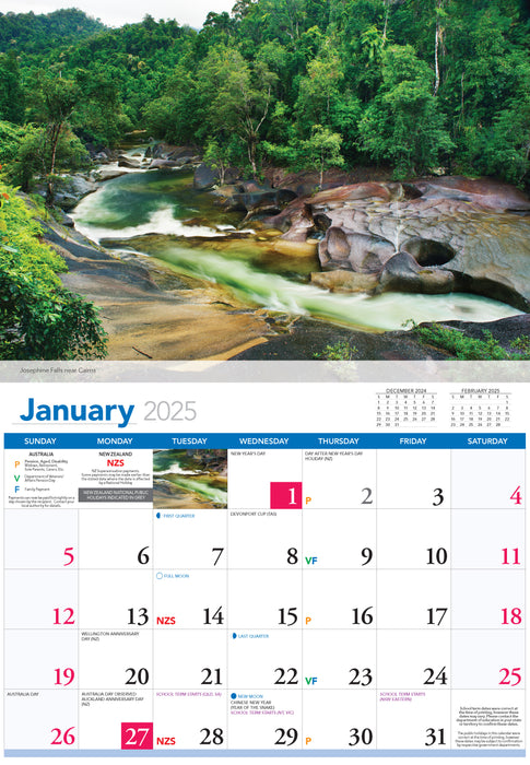 2025 Cairns & Port Douglas Wall Calendar