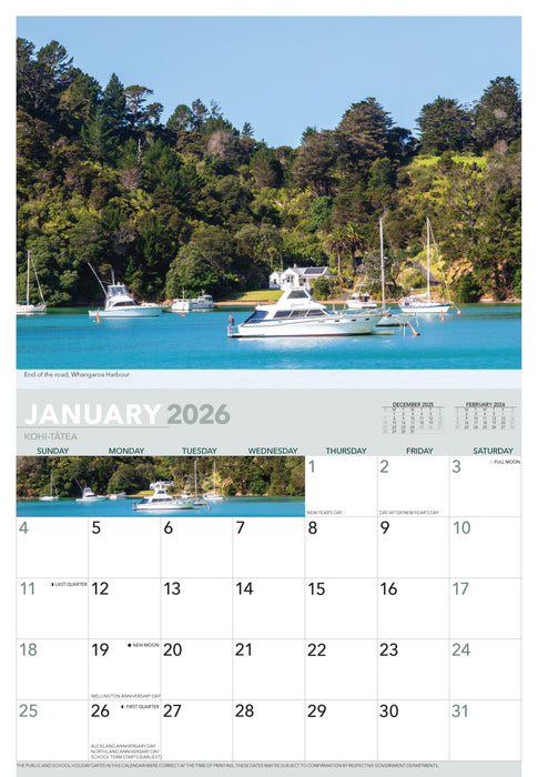 Northland 2026 A4 Wall Calendar