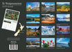 South Island 2026 A4 Wall Calendar