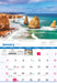 The Great Ocean Road 2026 A4 Wall Calendar