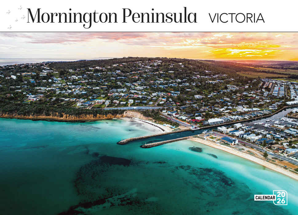 The Mornington Peninsula 2026 A4 Wall Calendar