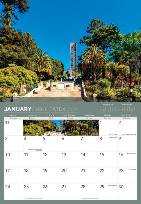 Top of the South Nelson 2027 Wall Calendar