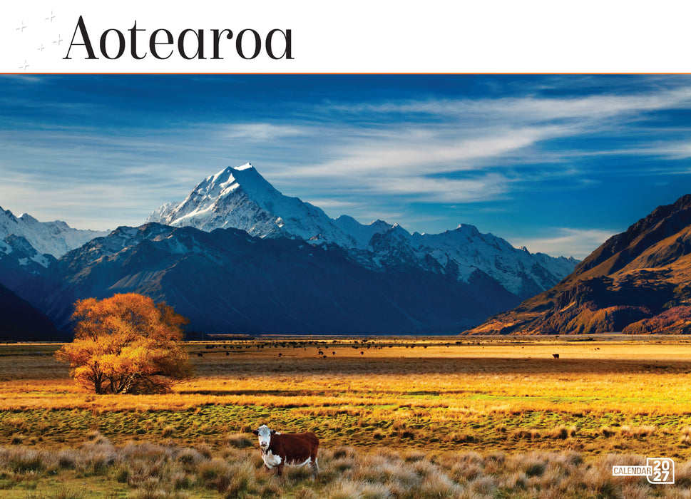 Aotearoa 2027 Wall Calendar