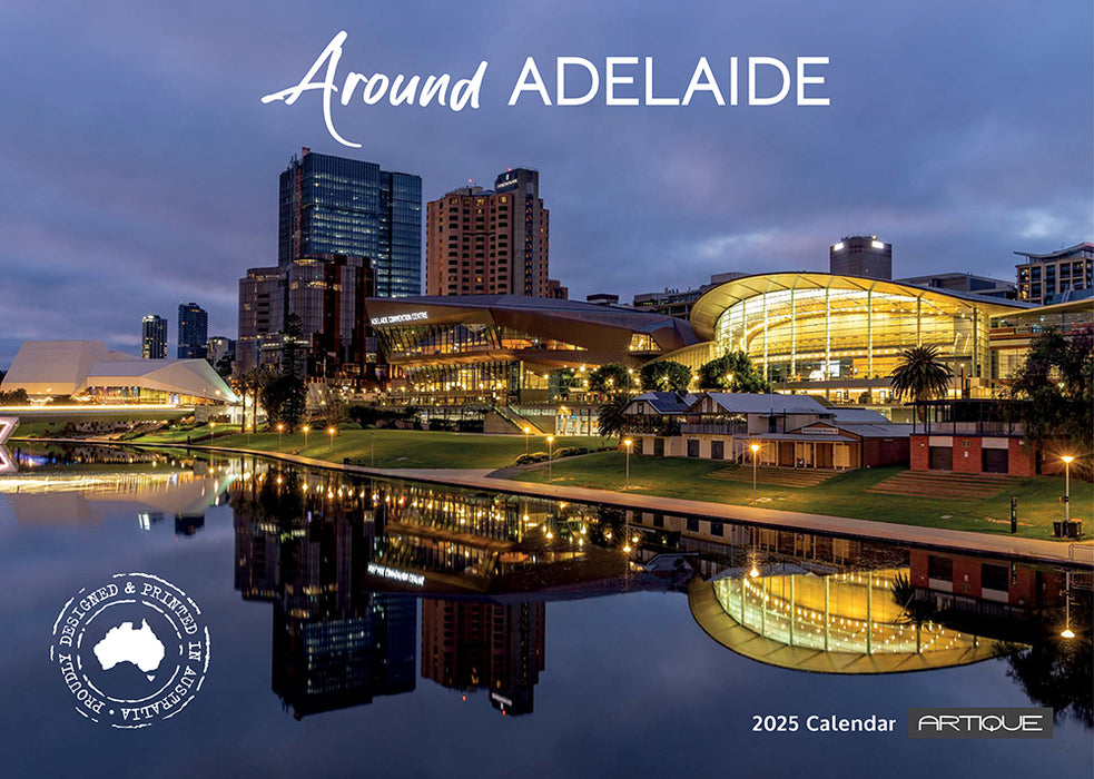 2025 Around Adelaide Wall Calendar