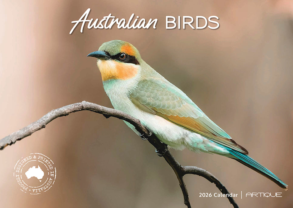 Australian Birds 2026 A4 Wall Calendar