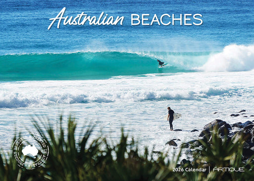 Australian Beaches 2026 A4 Wall Calendar