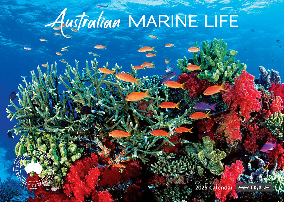 2025 Australian Marine Life Wall Calendar