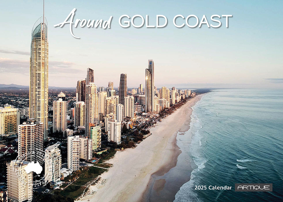 2025 Around Gold Coast Wall Calendar