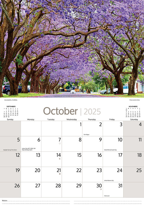2025 New South Wales Wall Calendar