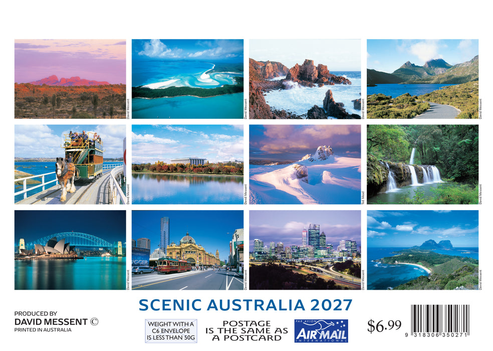 Scenic Australia 2027 Mini Wall Calendar