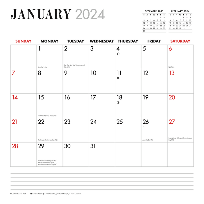 2024 Mullets Wall Calendar