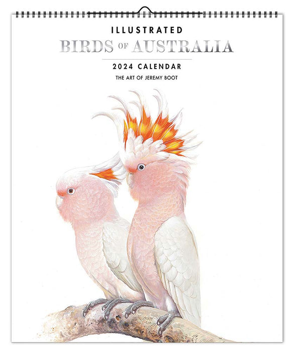 2024 Birds of Australia: The Art of Jeremy Boot Large Wall Calendar