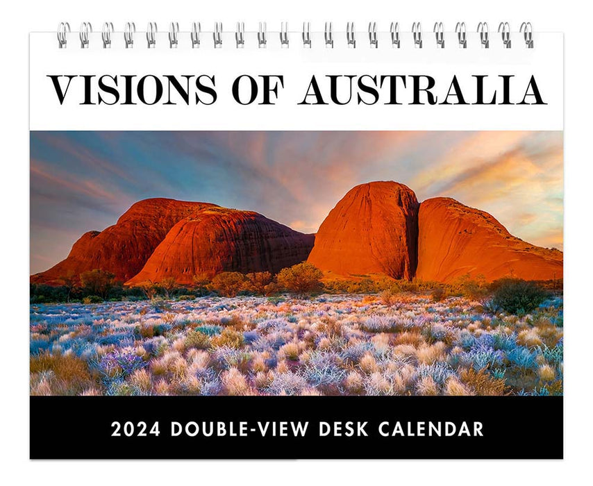 2024 Visions of Australia Desk Easel Calendar