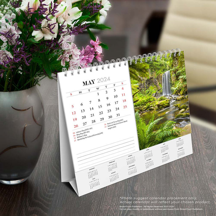 2024 Steve Parish Australia Desk Easel Calendar