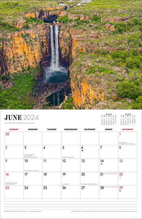 2024 National Parks of Australia by Steve Parish Wall Calendar