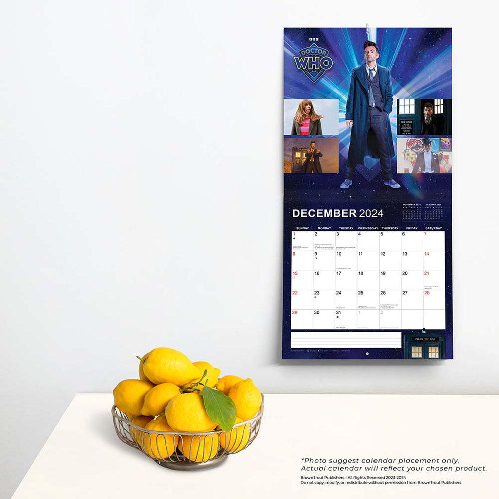 2024 Doctor Who Wall Calendar — Calendar Club