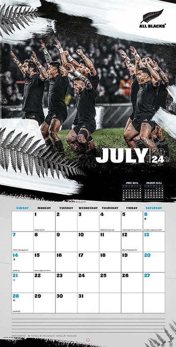 2024 All Blacks Wall Calendar