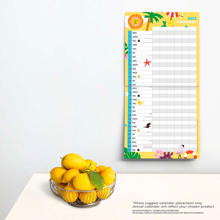 2024 Our Family Planner Wall Calendar