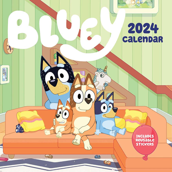 2024 Bluey Wall Calendar — Calendar Club