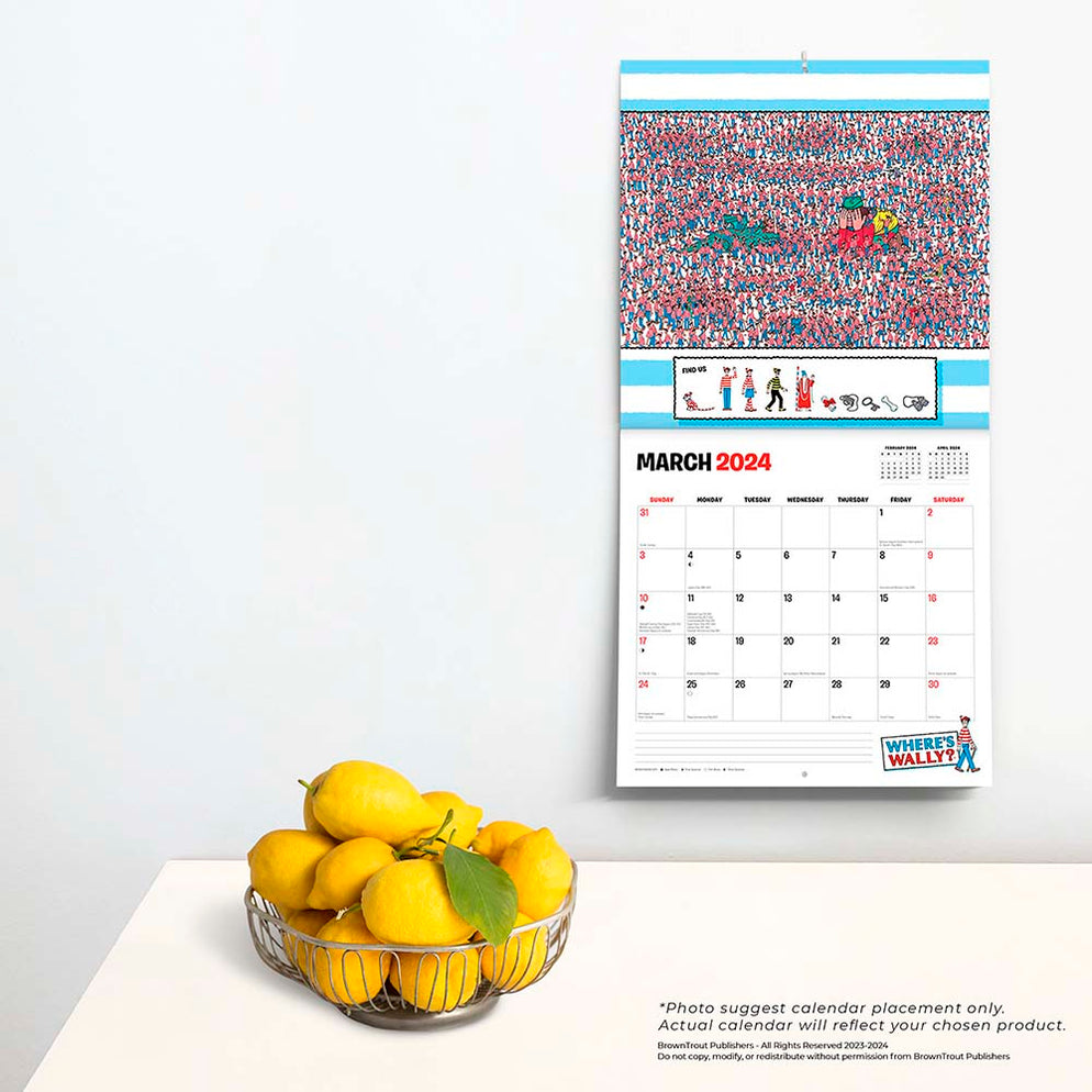 2024 Where’s Wally Wall Calendar — Calendar Club