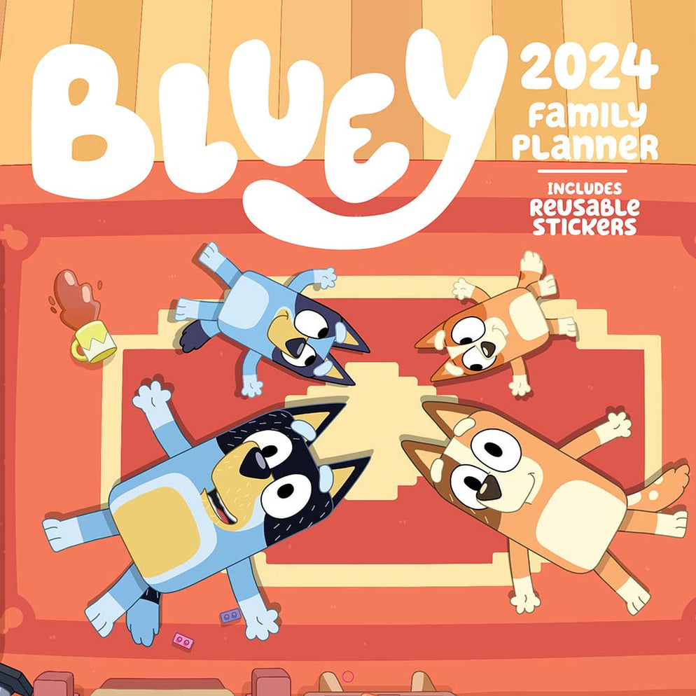 2024 Bluey Family Planner Wall Calendar — Calendar Club