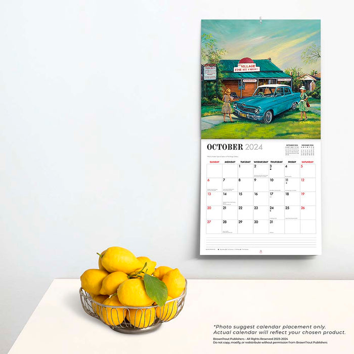 2024 Iconic Holden Cars Wall Calendar
