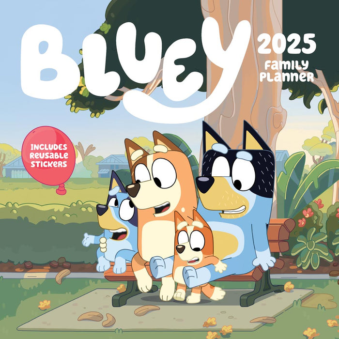 2025 Bluey Family Planner Wall Calendar by  Browntrout Publishers Australia from Calendar Club