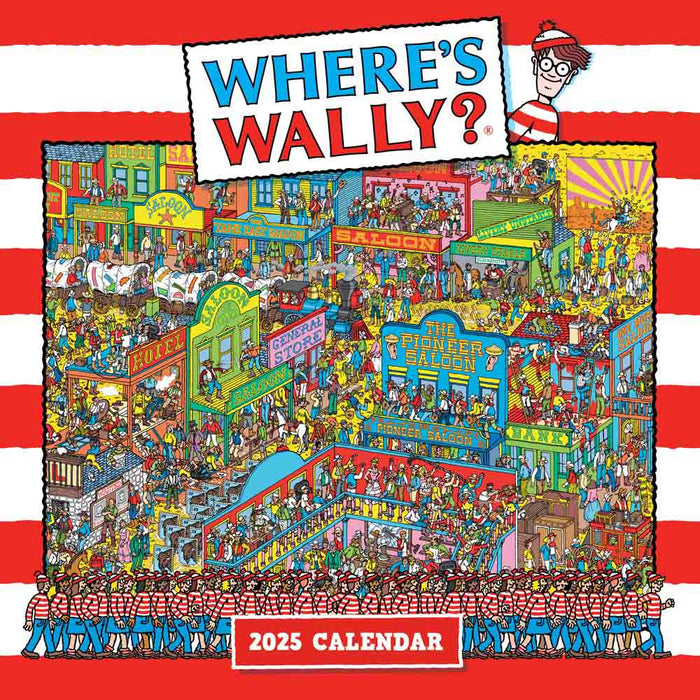 2025 Where’s Wally Wall Calendar by  Browntrout Publishers Australia from Calendar Club