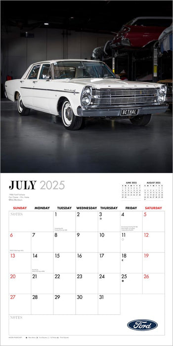 2025 Classic Ford Cars Wall Calendar by  Browntrout Publishers Australia from Calendar Club