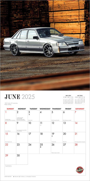 2025 Australian Muscle Cars Wall Calendar