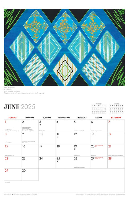 2025 Aboriginal Art Wall Calendar by  Browntrout Publishers Australia from Calendar Club