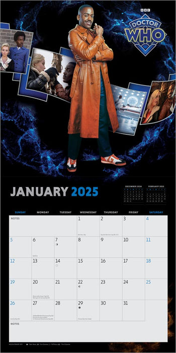 2025 Doctor Who Wall Calendar by  Browntrout Publishers Australia from Calendar Club