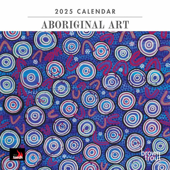 2025 Aboriginal Art Mini Wall Calendar by  Browntrout Publishers Australia from Calendar Club